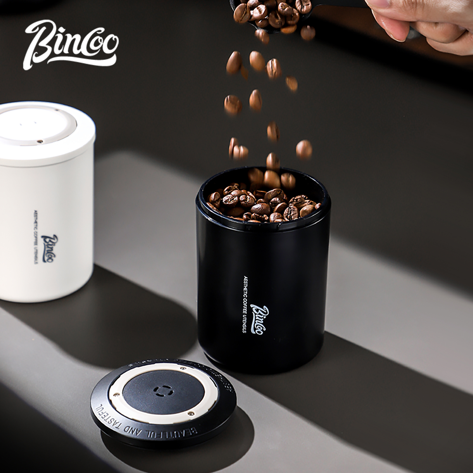 Bincoo Coffee Powder Airtight  - Coffee Tea Beans ulasan dan harga