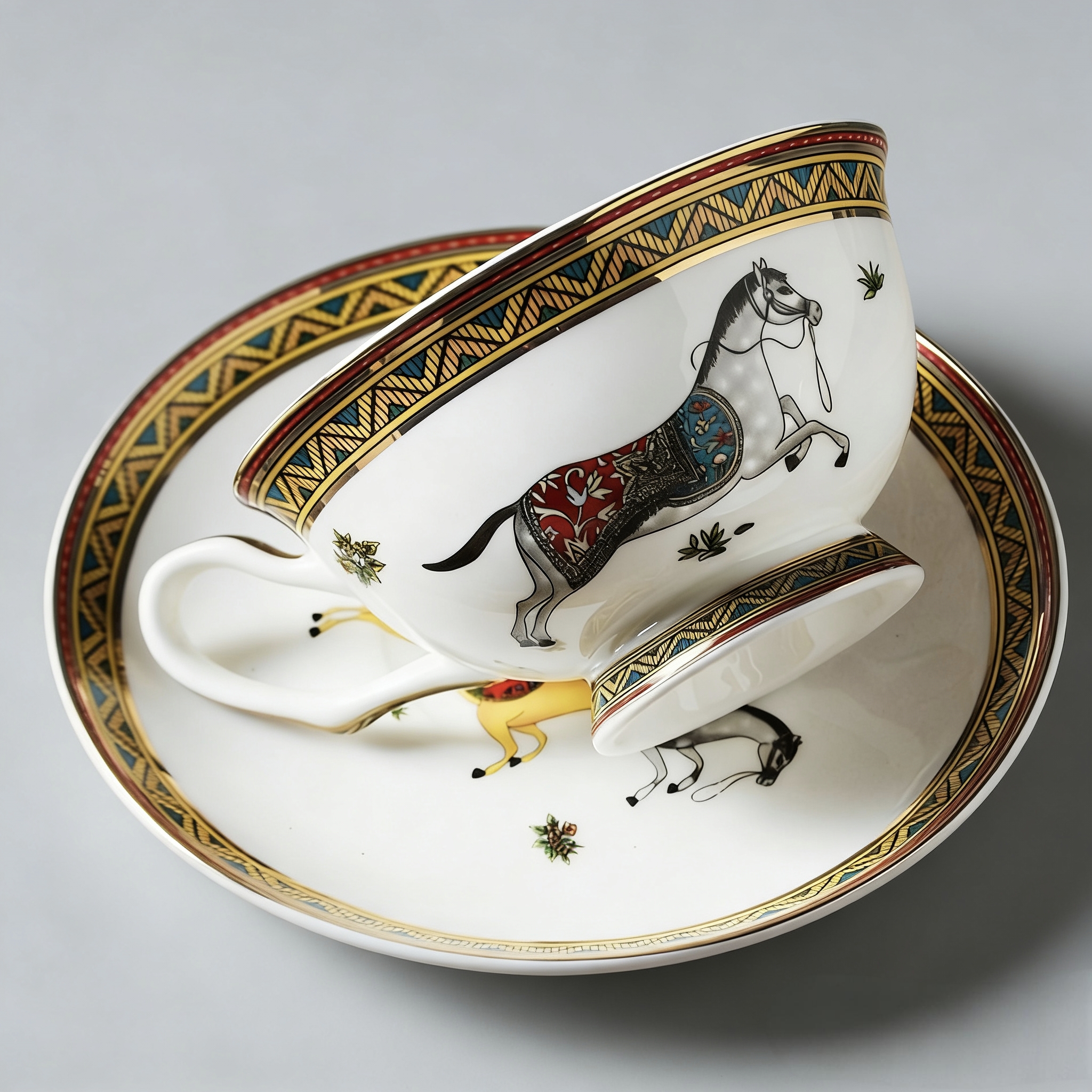 Porcelain Tea Cup and Saucer S - Coffee Tea Spoon ulasan dan harga