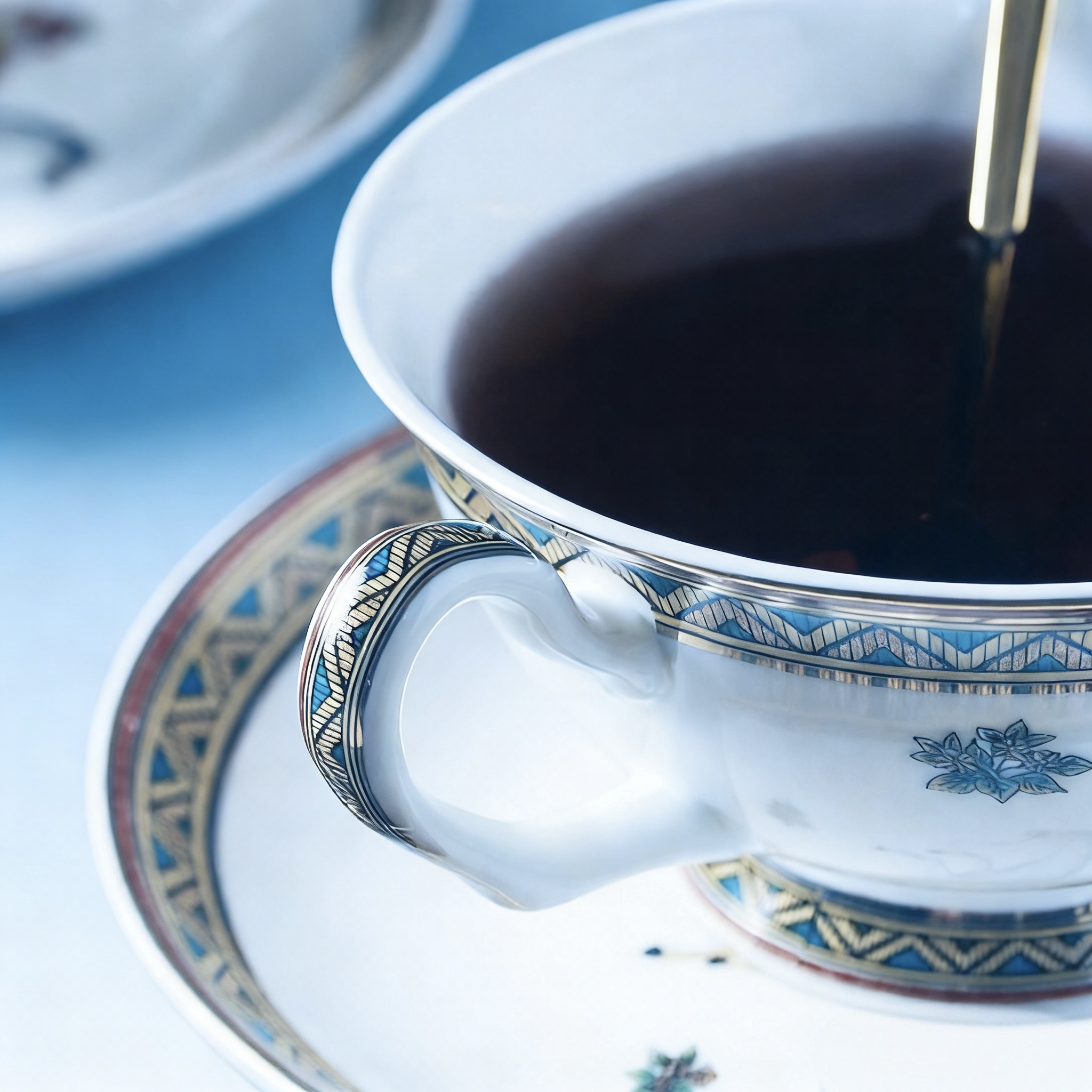 Porcelain Tea Cup and Saucer S - Coffee Tea Spoon ulasan dan harga