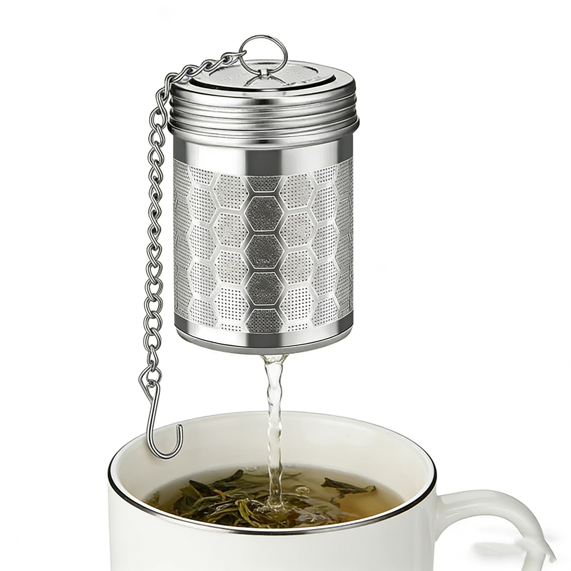 1PCS Stainless Steel Tea Infus - Tea Strainer Mesh ulasan dan harga