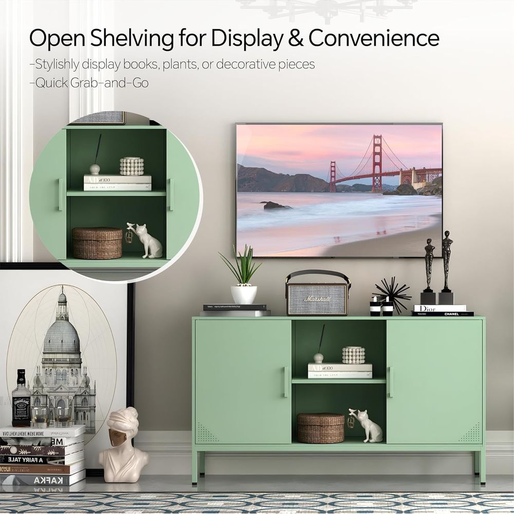 Green 65 Inch TV Stand with St - Coffee&Tea House Menu ulasan dan harga