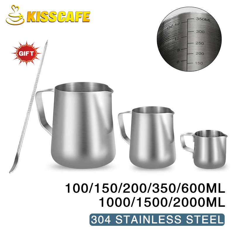 Milk Frother Jug Stainless Ste - Barista Milk Jug ulasan dan harga