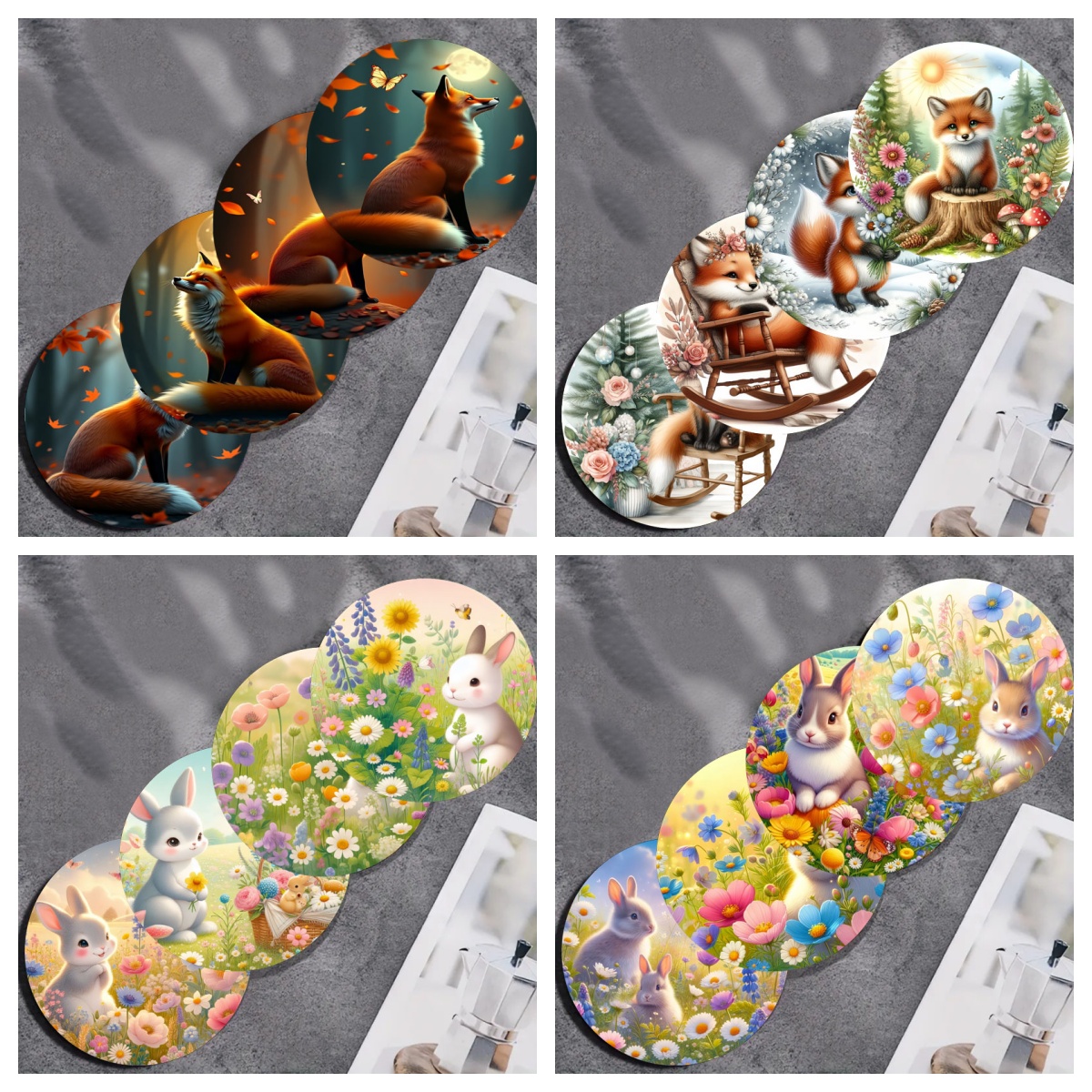 Four mysterious castle colorfu - Coffee Tea Library ulasan dan harga