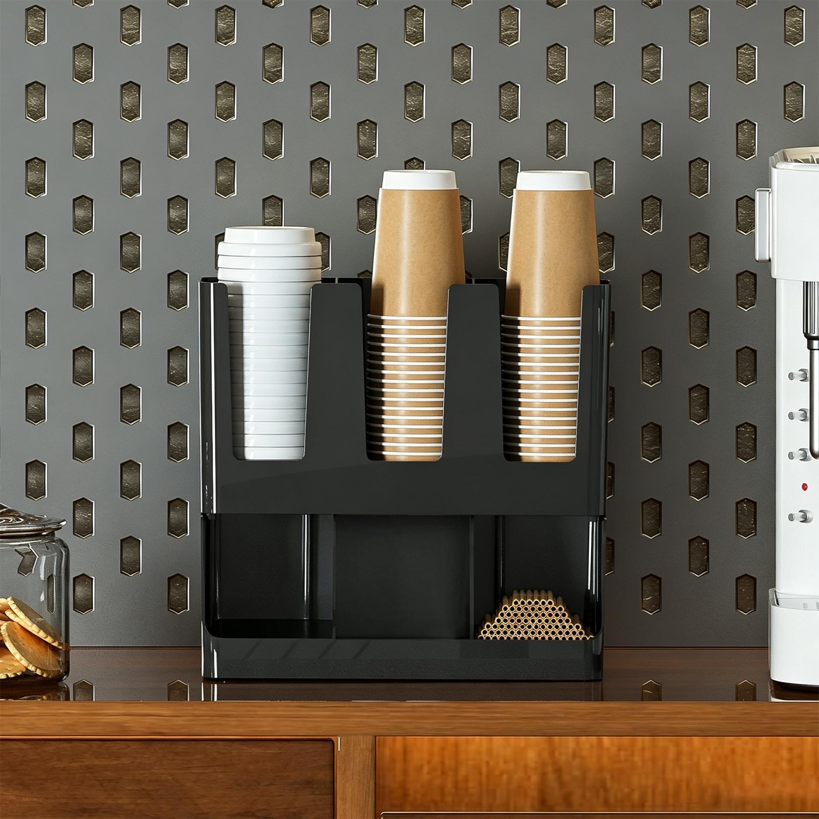 Coffee Station Organizer 6-Com - Tea Coffee Set Up ulasan dan harga