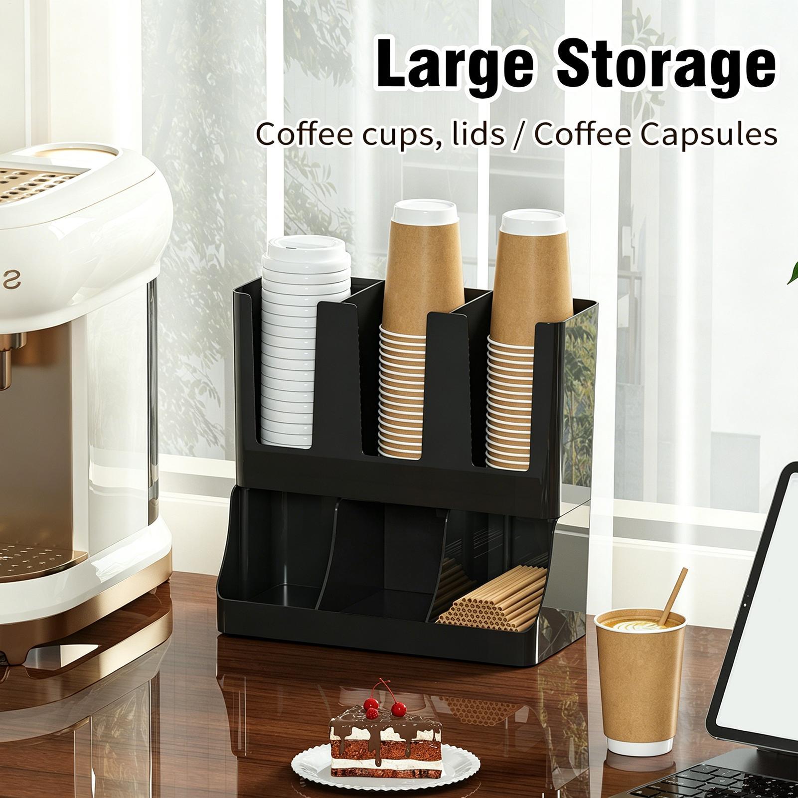 Coffee Station Organizer 6-Com - Tea Coffee Set Up ulasan dan harga