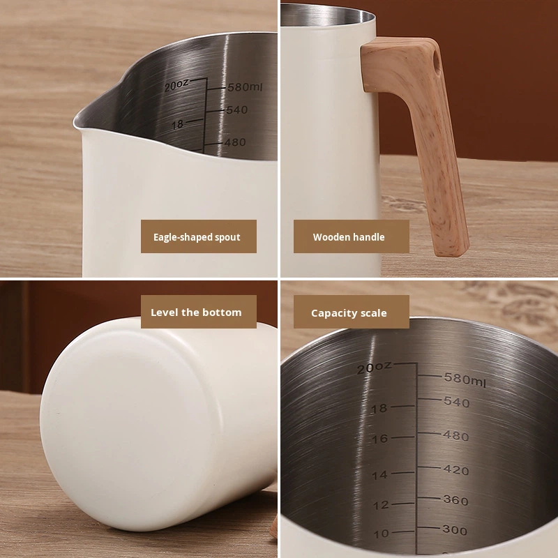 Coffee Milk Frothing Pitcher J - Barista Milk Jug ulasan dan harga