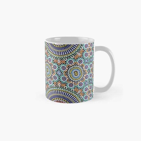 Moroccan Zellige Classic  Mug  - Coffee Tea Photos ulasan dan harga