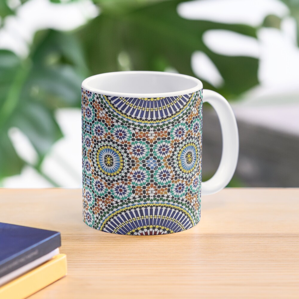 Moroccan Zellige Classic  Mug  - Coffee Tea Photos ulasan dan harga