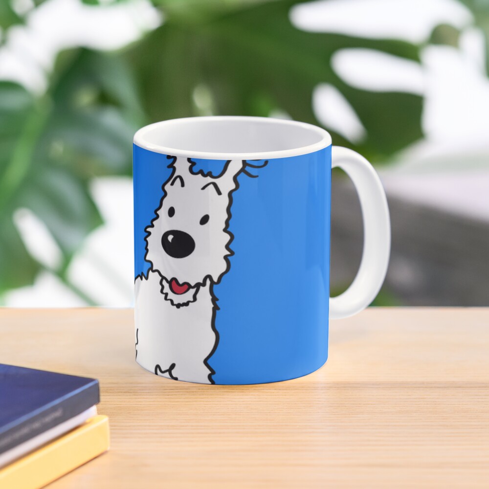 Snowy Dog Tin Tin Sticker Clas - Coffee Tea Photos ulasan dan harga