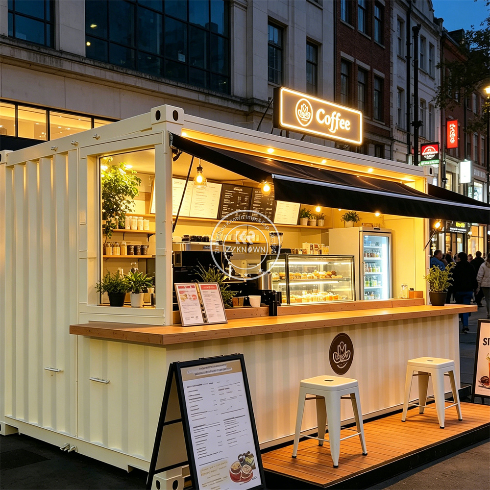 Outdoor Food Container Trailer - Tea Coffee Set Up ulasan dan harga