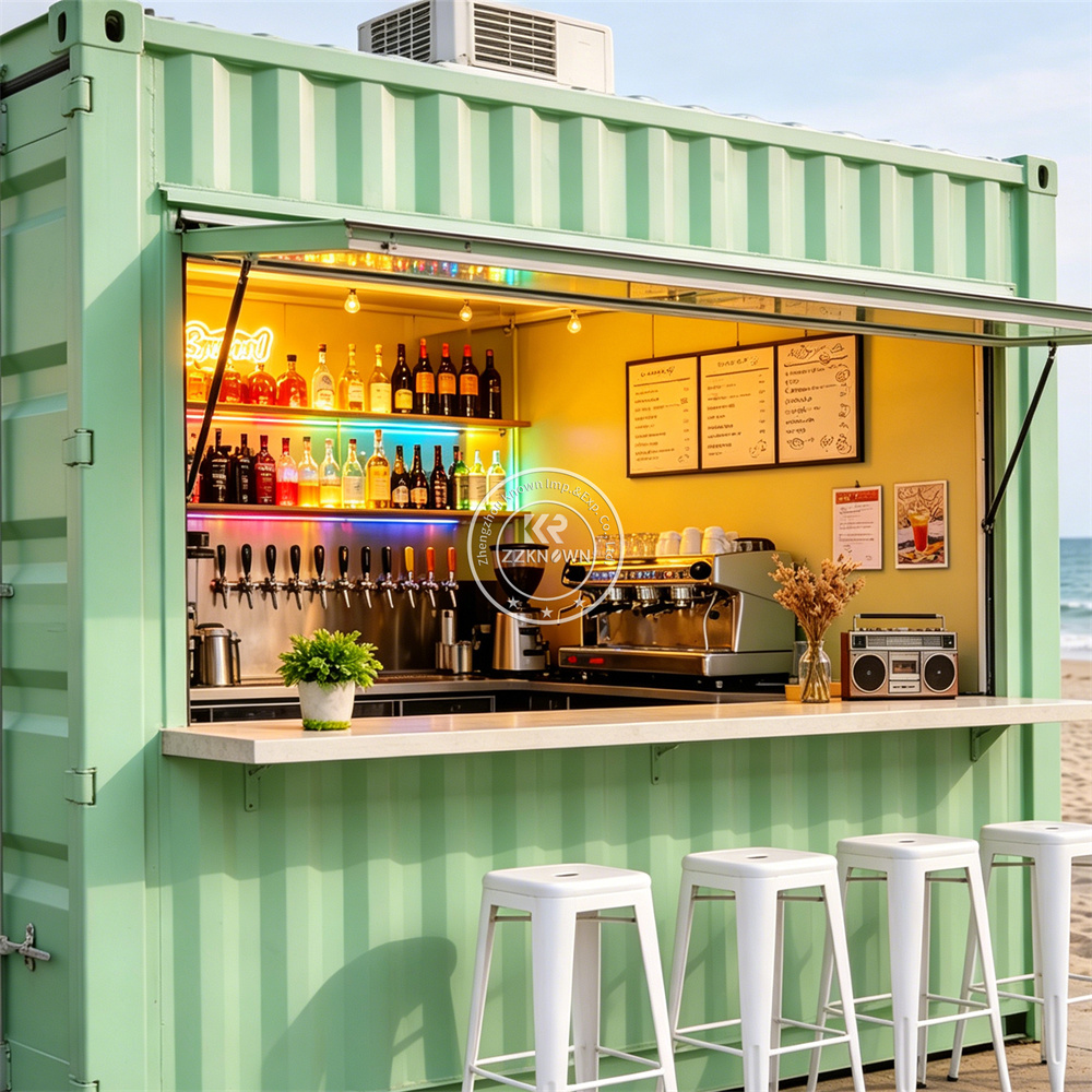Outdoor Food Container Trailer - Tea Coffee Set Up ulasan dan harga