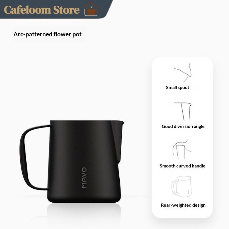 Mavo Professional Coffee Latte - Barista Milk Jug ulasan dan harga